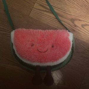 Jellycat Adorable Watermelon Plush Kids Bag